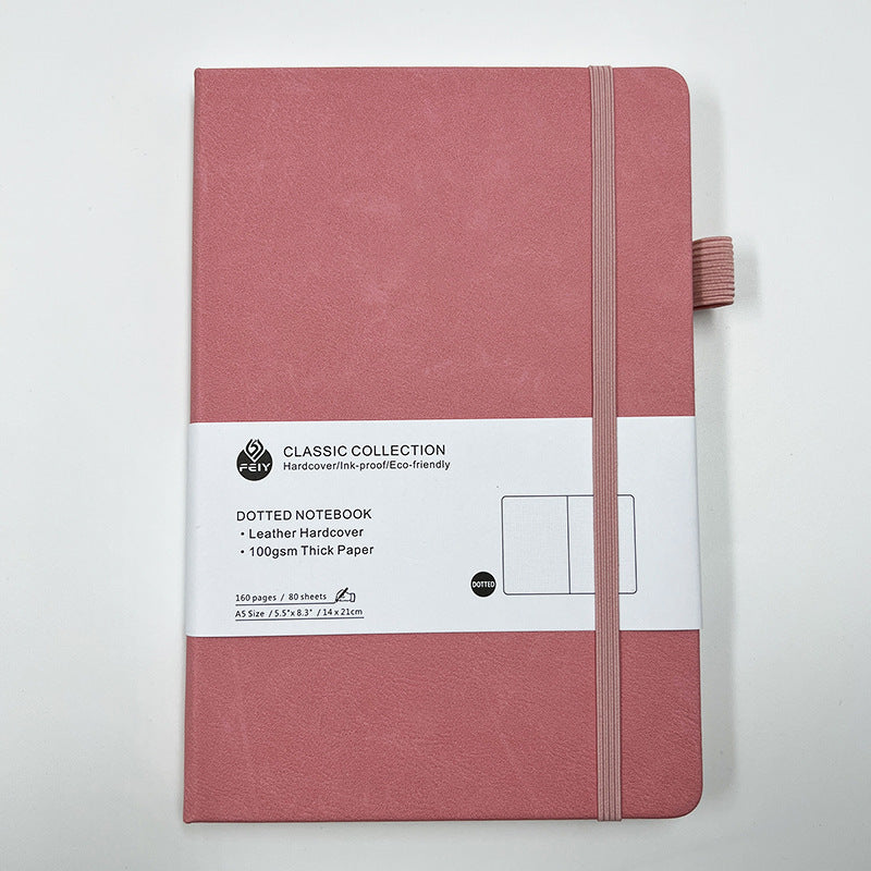 Paper al por mayor A5 Strap Business Office Book Student Ledger Notebook
